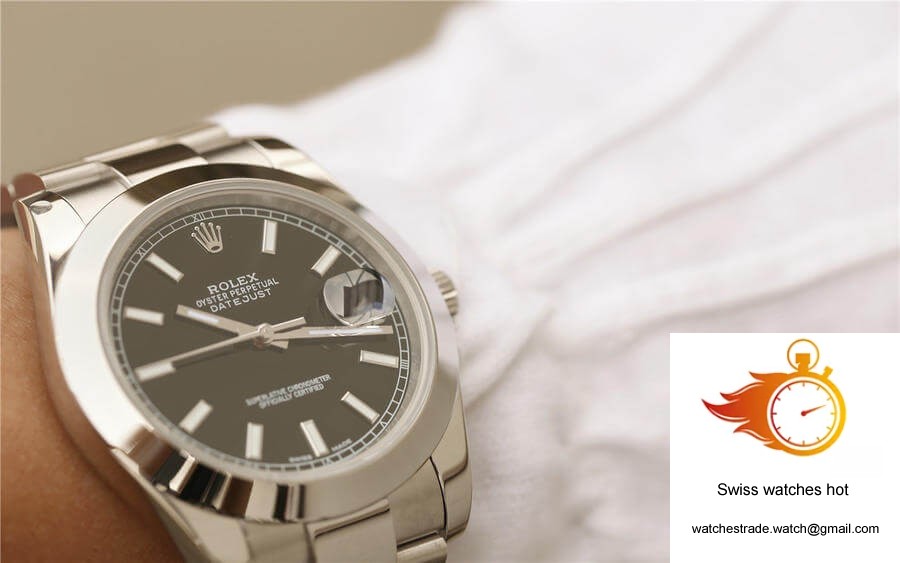 Rolex Datejust M126300-0011 EW Factory Black Dial 10