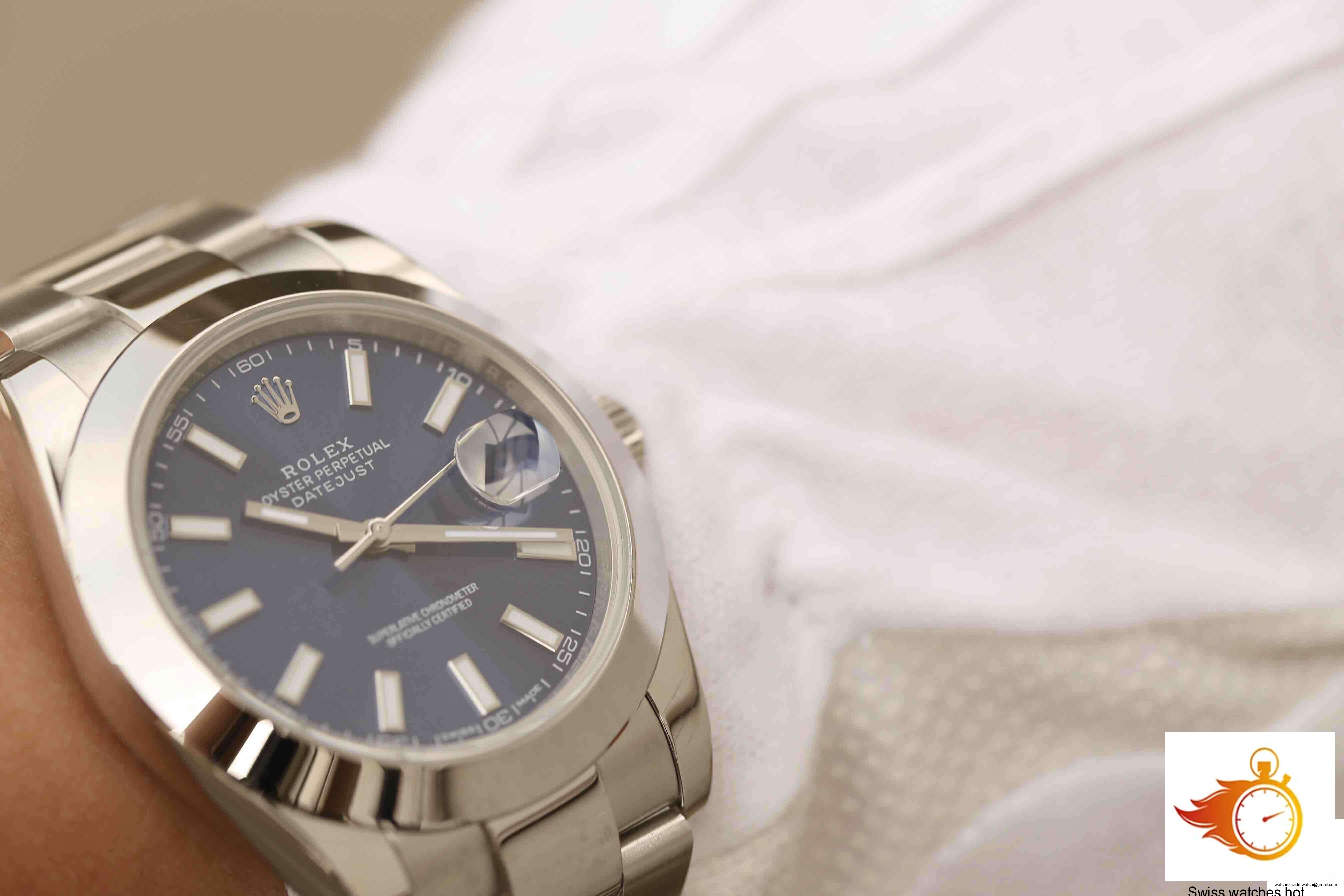 Rolex Datejust M126300-0001 EW Factory Blue Dial 10