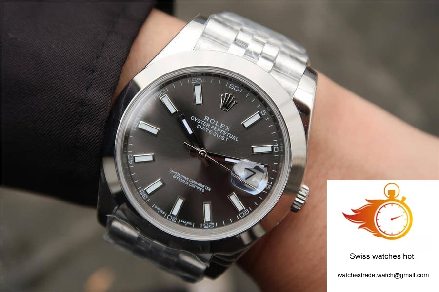 Rolex Datejust M126300-0008 EW Factory Grey Dial 10
