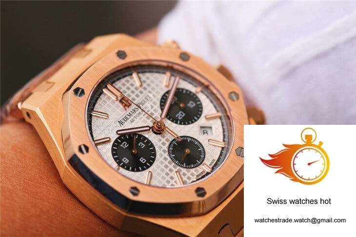 Audemars Piguet Royal Oak 26331 OM Factory Rose Gold White Dial 10