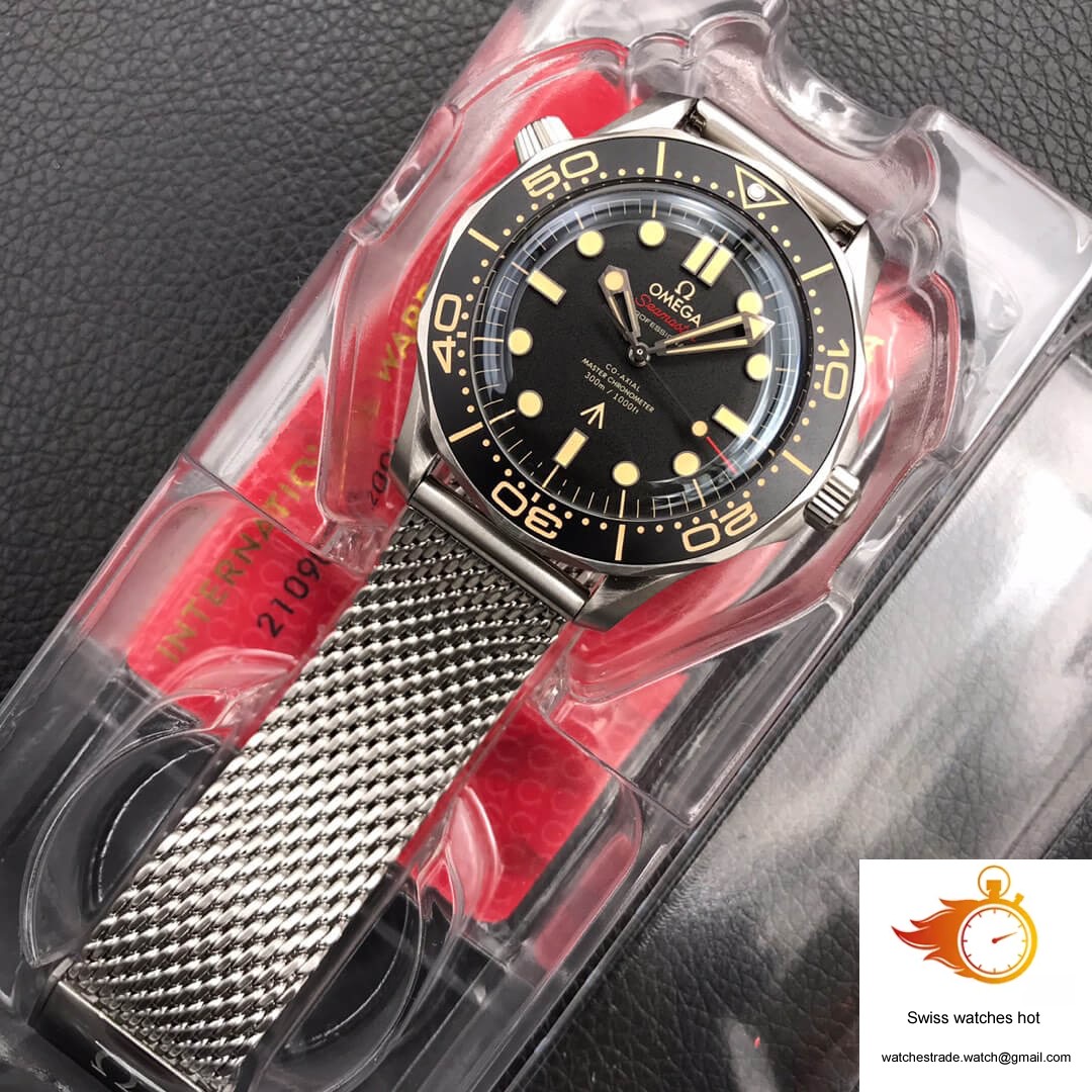 Omega Seamaster 210.90.42.20.01.001 James Bond 007 VS Factory Brown Dial 10