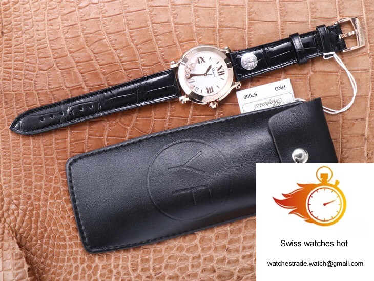 Chopard Happy Sport 278492 YF Factory White Dial Rose Gold 10
