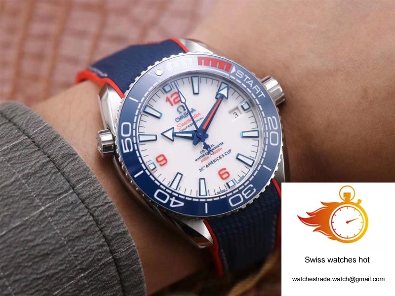 Omega Seamaster Planet Ocean 36th America’s Cup Limited Edition VS Factory White Dial 10
