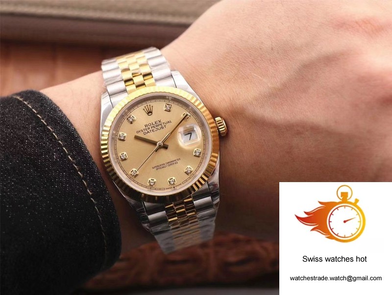 Rolex Datejust M126233-0017 EW Factory Champagne Dial 10
