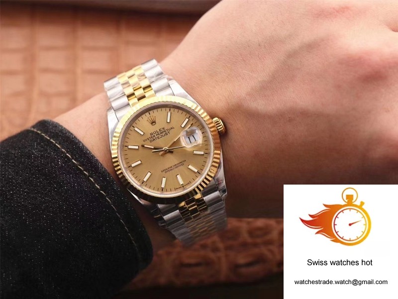 Rolex Datejust M126233-0015 EW Factory Champagne Dial 10