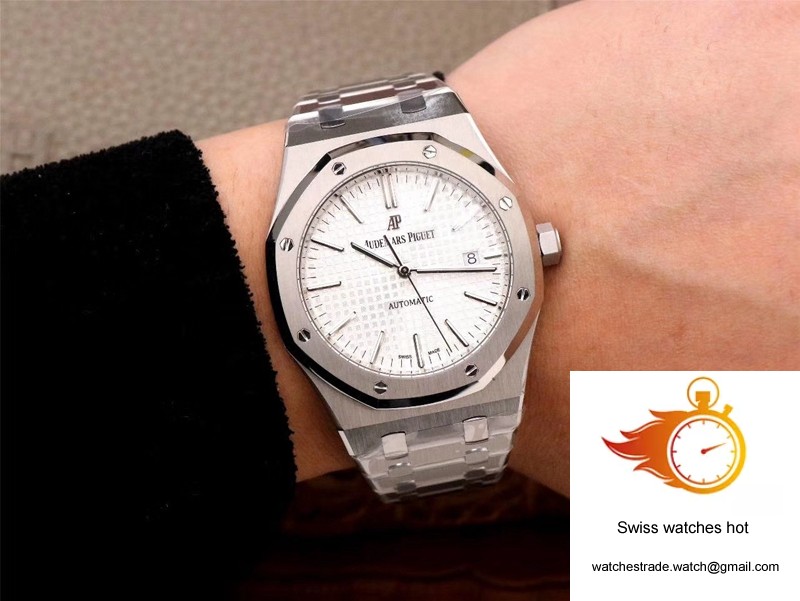 Audemars Piguet Royal Oak 15400ST.OO.1220ST.02 ZF Factory White Dial 10