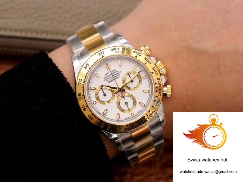 Rolex Daytona Cosmograph m116503-0001 Noob Factory White Dial 10