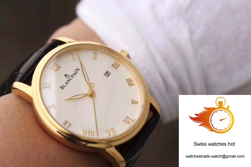 Blancpain Villeret Ultraplate 6651-3642-55 ZF Factory White Dial 10