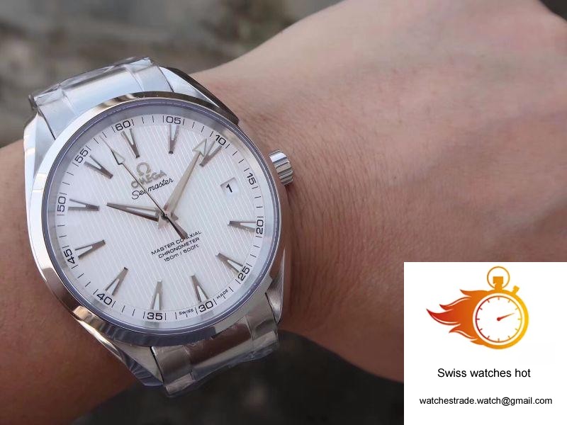 Omega Seamaster Aqua Terra 150M Master Co-Axial 231.10.42.21.02.003 VS Factory White Dial 10