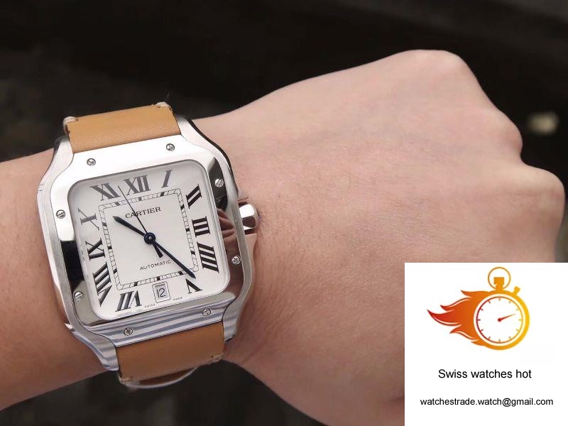 Cartier Santos De Cartier Large 2018 WSSA0009 KOR Factory White Dial 10