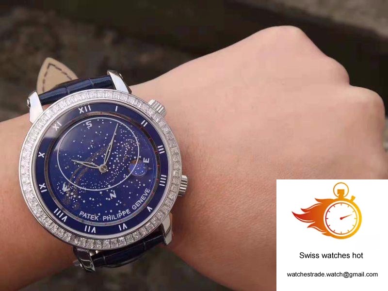 Patek Philippe Grand Complications Sky Moon Celestial 5102G TW Factory Blue Dial 10