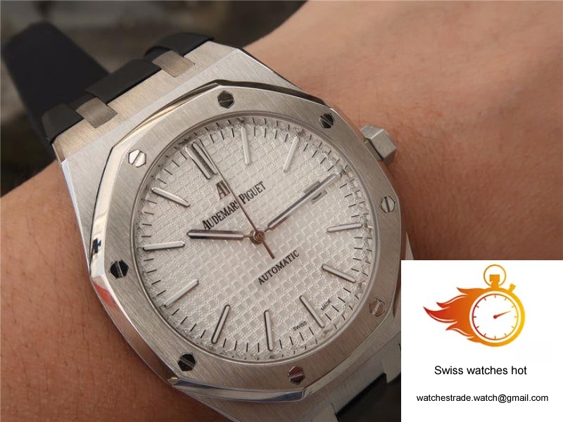 Audemars Piguet Royal Oak 15400 JF Factory White Dial 10