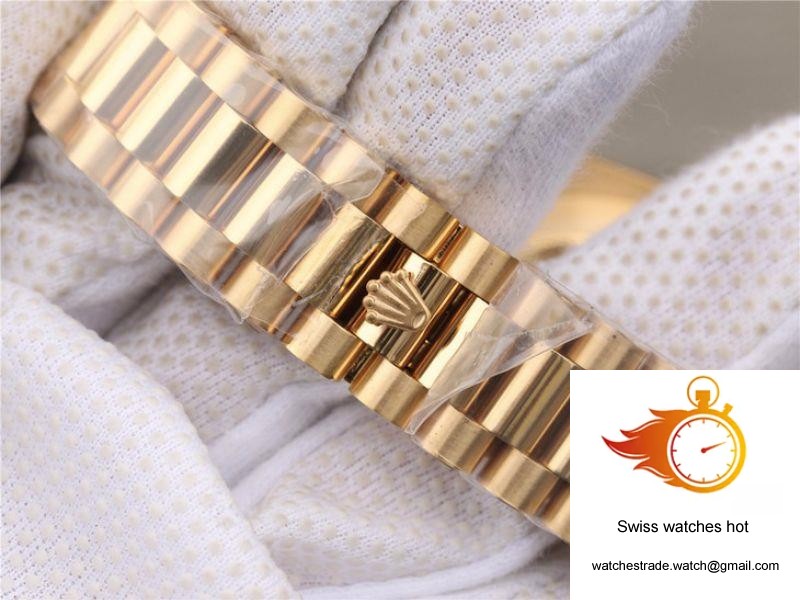 Rolex Day-Date II 218238 40MM EW Factory 18K Yellow Gold Dial 10