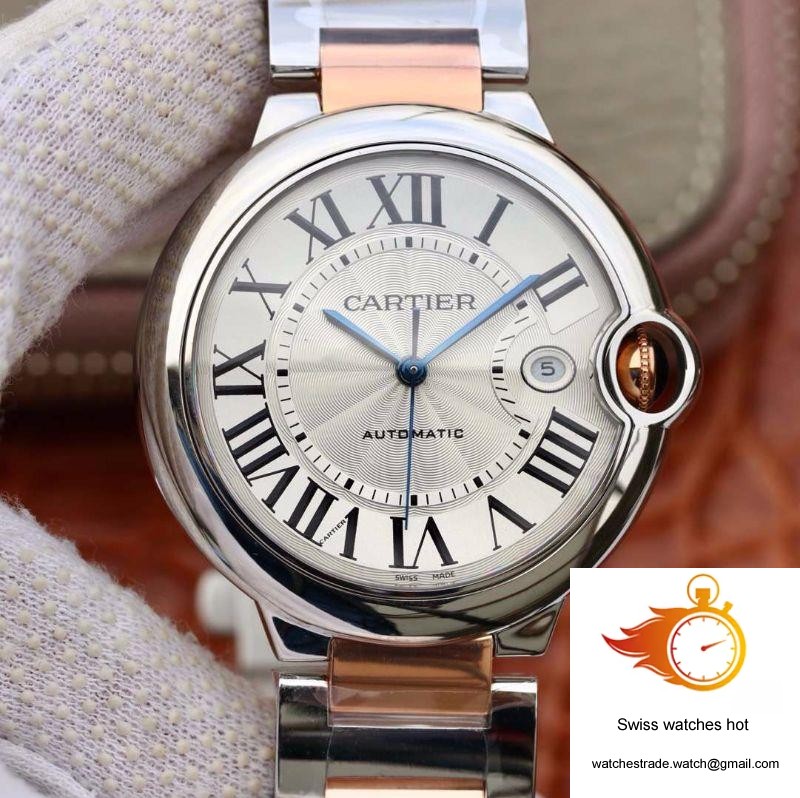 Ballon Bleu De Cartier 42mm W69009Z3 V6 Factory White Dial 10
