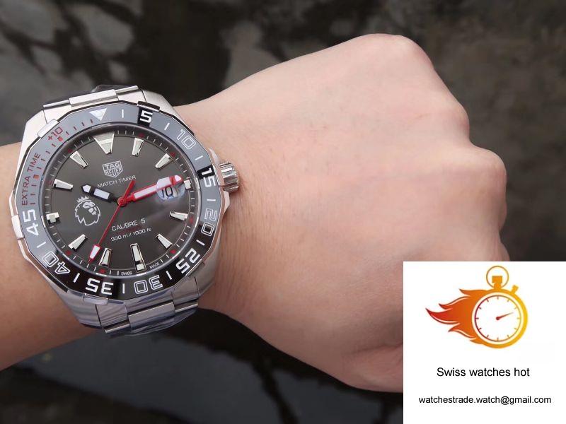 Tag Heuer Aquaracer Calibre 5 English Premier League Limited WAY201D.BA0927 Gray Dial 10