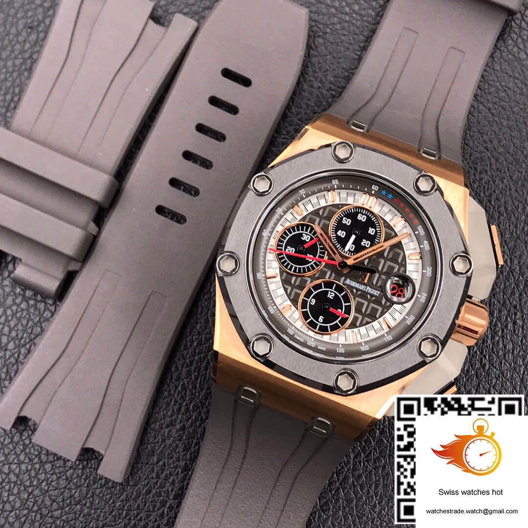 Audemars Piguet Royal Oak Offshore 26568OM.OO.A004CA.01 JF Factory Dark Grey Dial 10