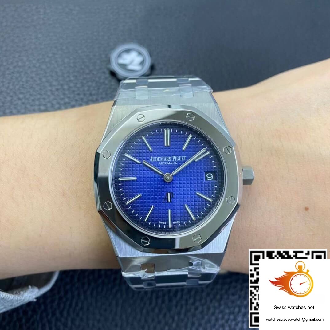 Audemars Piguet Royal Oak 15202IP.OO.1240IP.01 ZF Factory Smoked Blue Dial 10