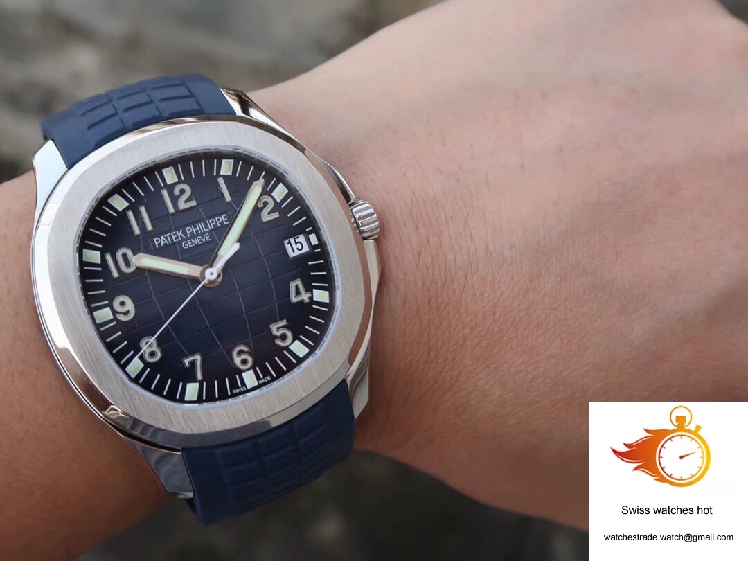 Patek Philippe Aquanaut 5168G-001 ZF Factory Blue Dial 10