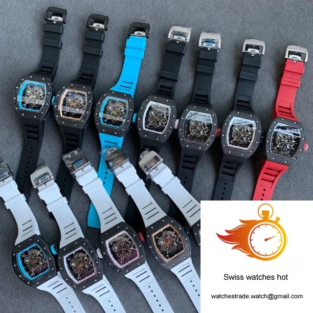 Richard Mille RM055 KV Factory V2 Carbon Fiber Skeleton Dial 10