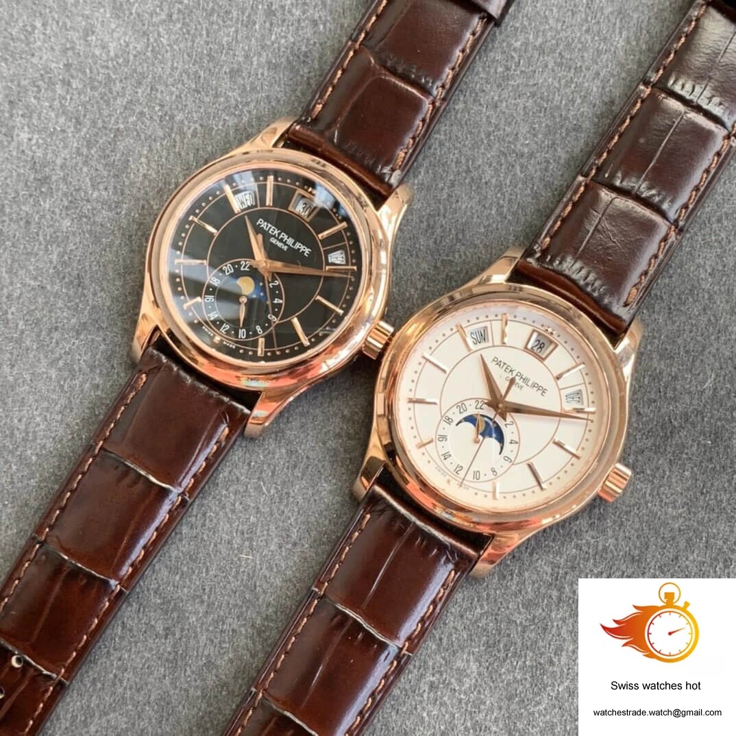Patek Philippe Complications 5205R-010 GR Factory Rose Gold Black Dial 10