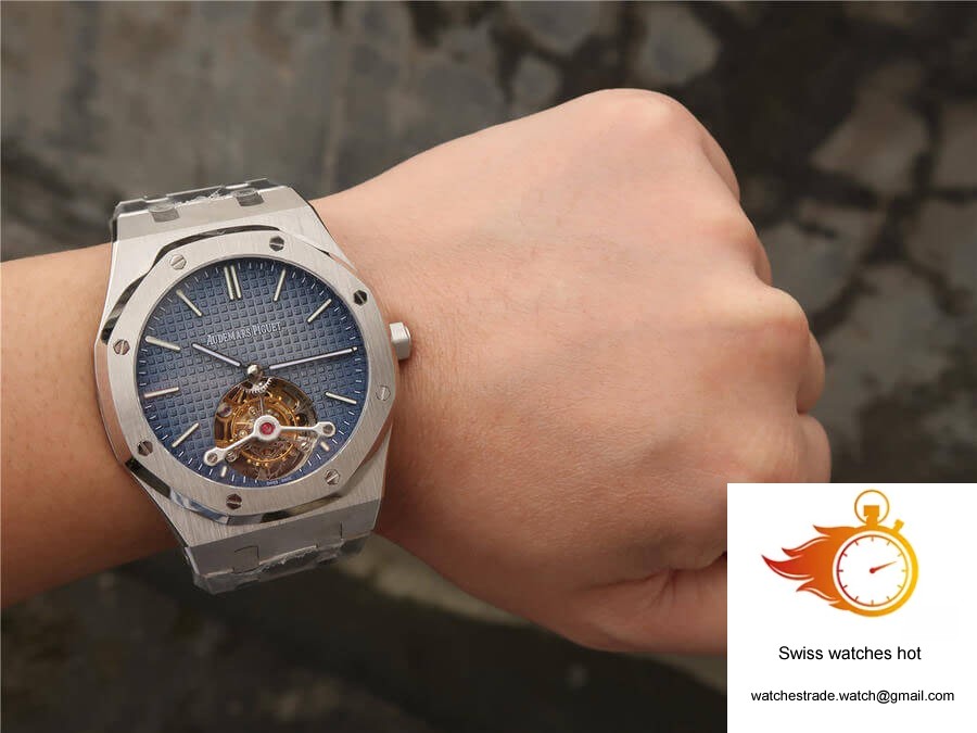 Audemars Piguet Royal Oak Tourbillon Extra Thin 26510IP.OO.1220IP.01 R8 Factory Blue Gradient Dial 10