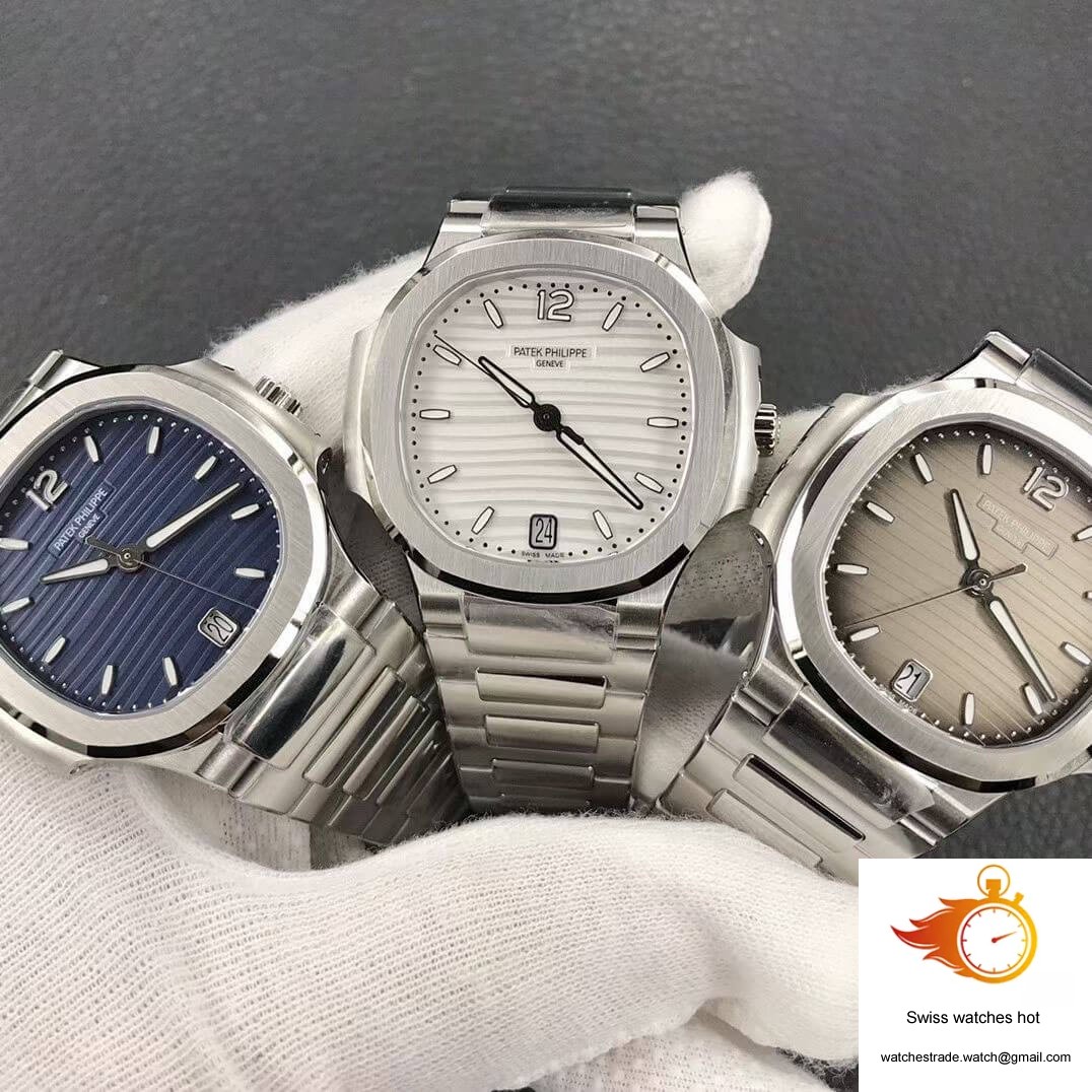Patek Philippe Nautilus Ladies 7118/1A-010 3K Factory Silver Dial 10