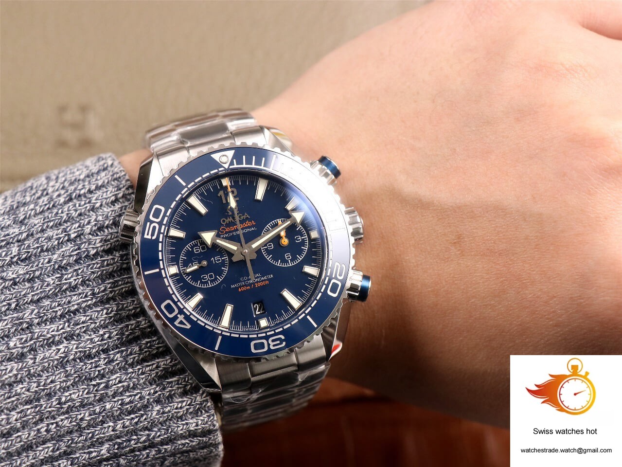 Omega Seamaster Ocean Universe 600M 215.30.46.51.03.001 OM Factory V3 Blue Dial 10