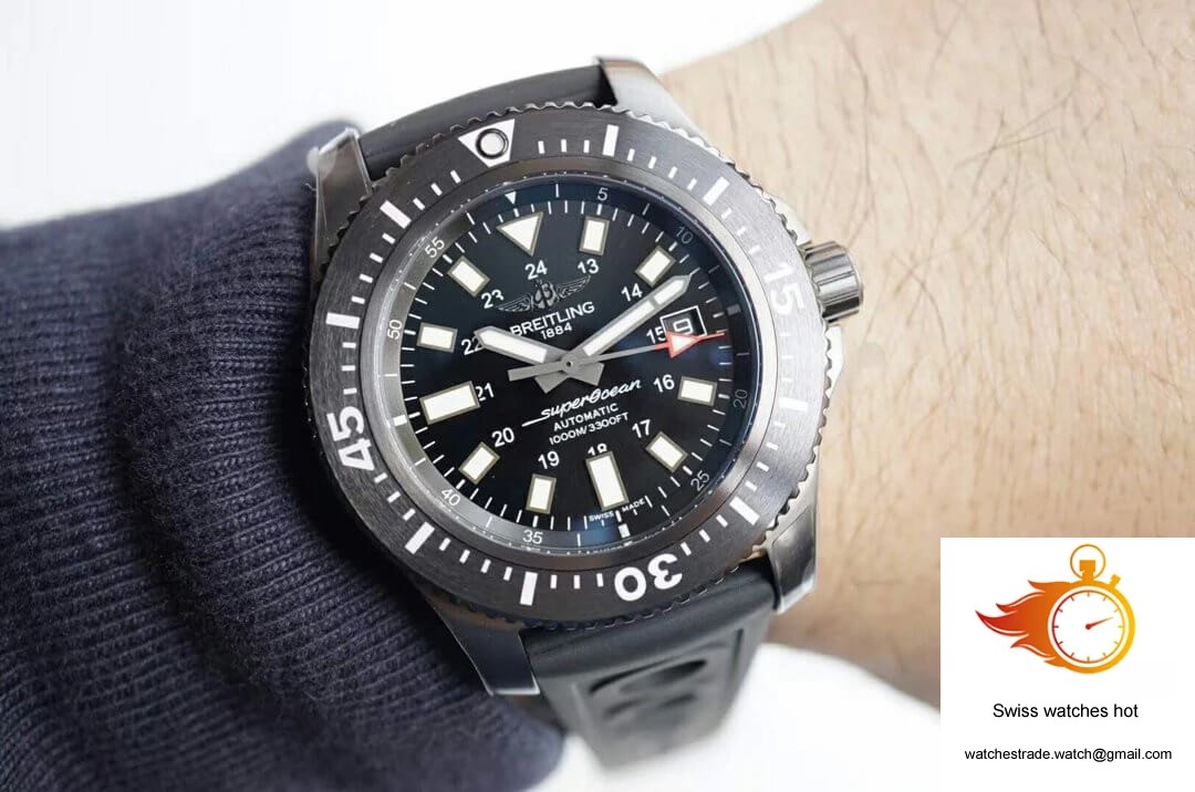 Breitling Superocean M1739313/BE92/227S/M20SS.1 44mm GF Factory BlackSteel 10