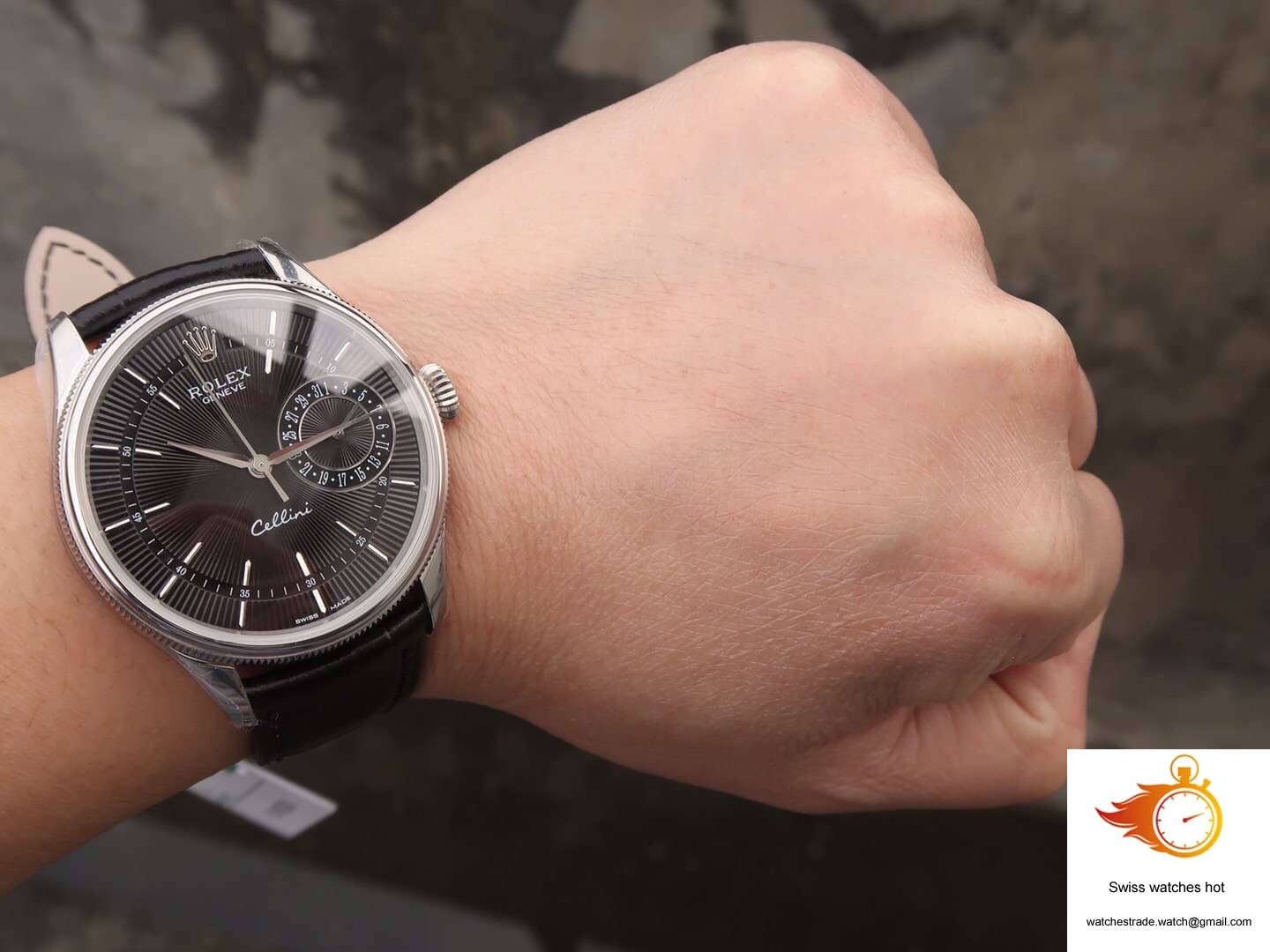 Rolex Celini Date 50519 MKS Factory Black Dial 10