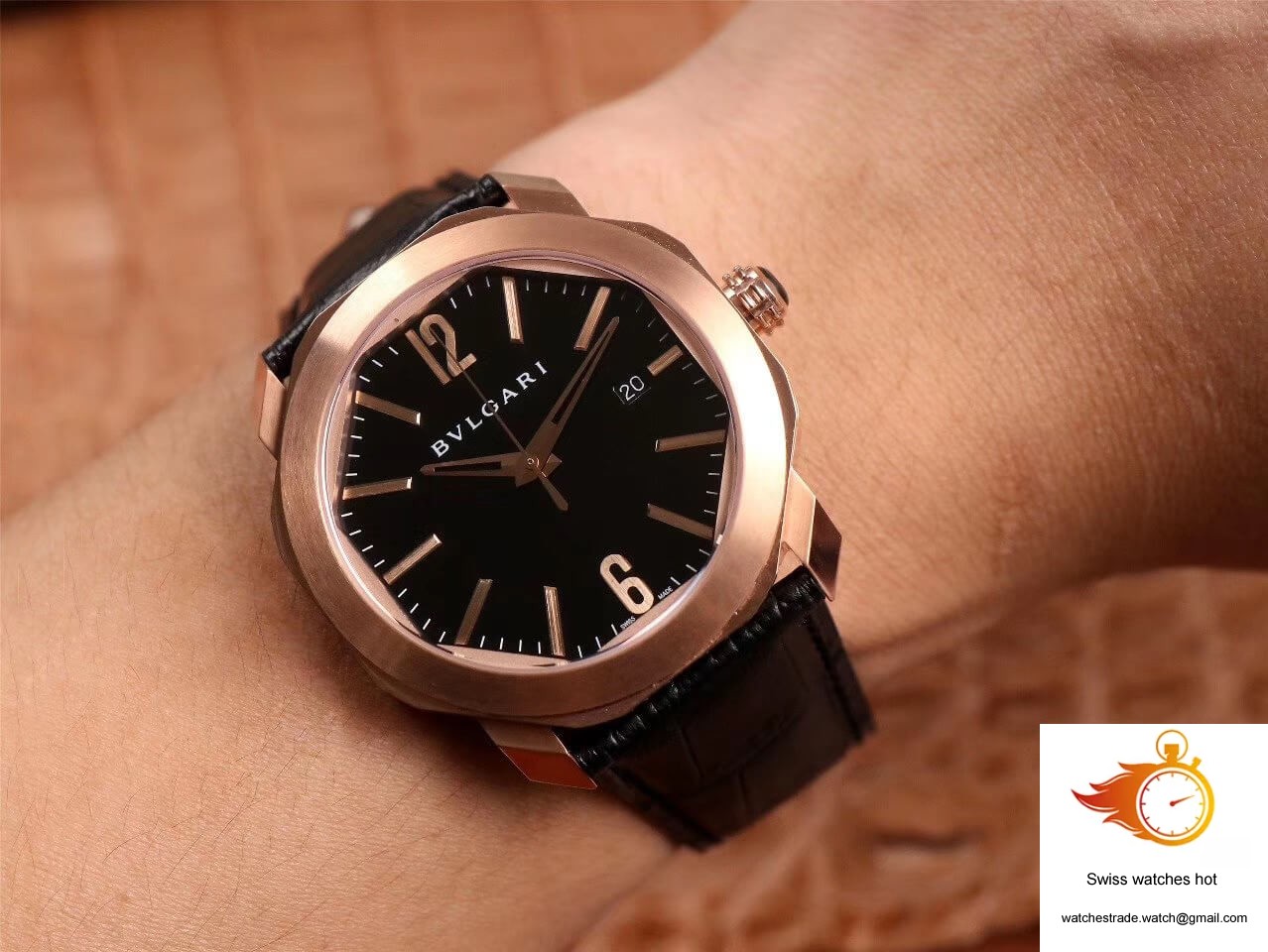 Bvlgari Octo 101963 BGOP41BGLD BV Factory Black Dial 10