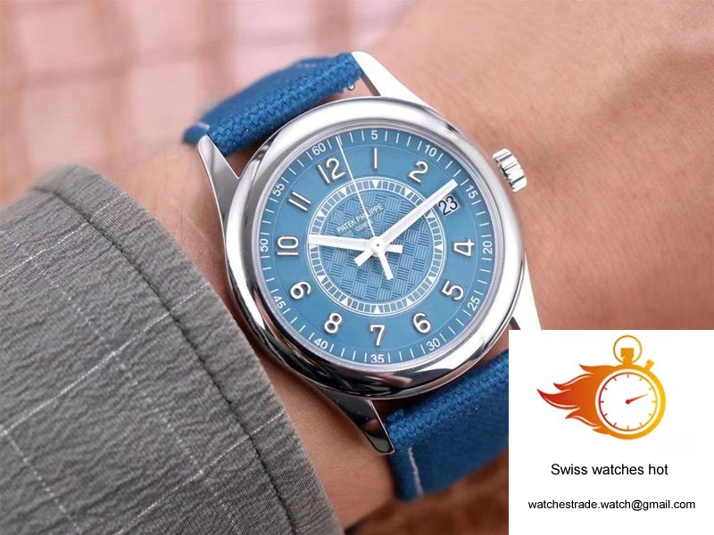 Patek Philippe Calatrava 6007A-001 ZF Factory Blue Dial 10