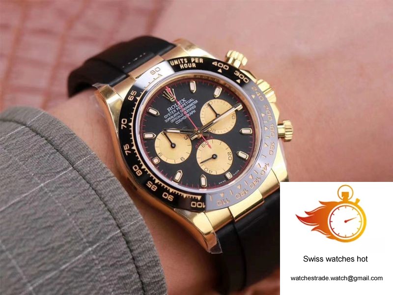 Rolex Daytona M116518LN-0047 Noob Factory Black Dial 4130 Movement 10