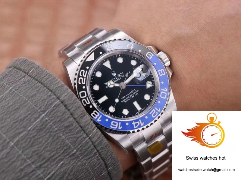 Rolex GMT Master II 116710BLNR-78200 Noob Factory V11 Blue Needle 10