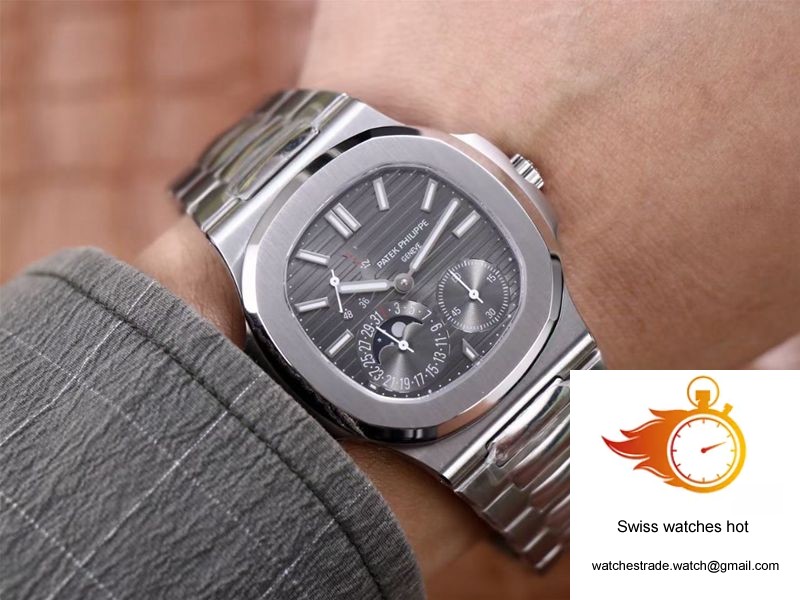Patek Philippe Nautilus 5712/1A-001 PF Factory Gray Dial 10