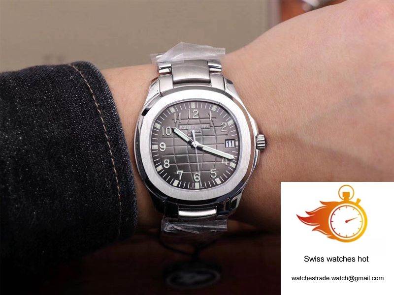 Patek Philippe Aquanaut 5167/1A-001 ZF Factory Gray Dial 10