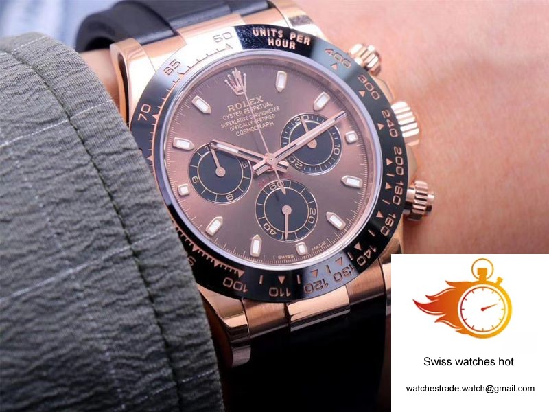 Rolex Daytona M116515LN-0041 Noob Factory Chocolate Dial 4130 Movement 10