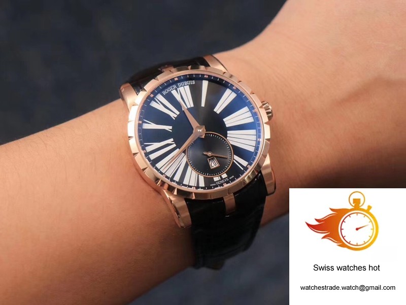 Roger Dubuis Excalibur DBEX0537 PF Factory Black Dial 10