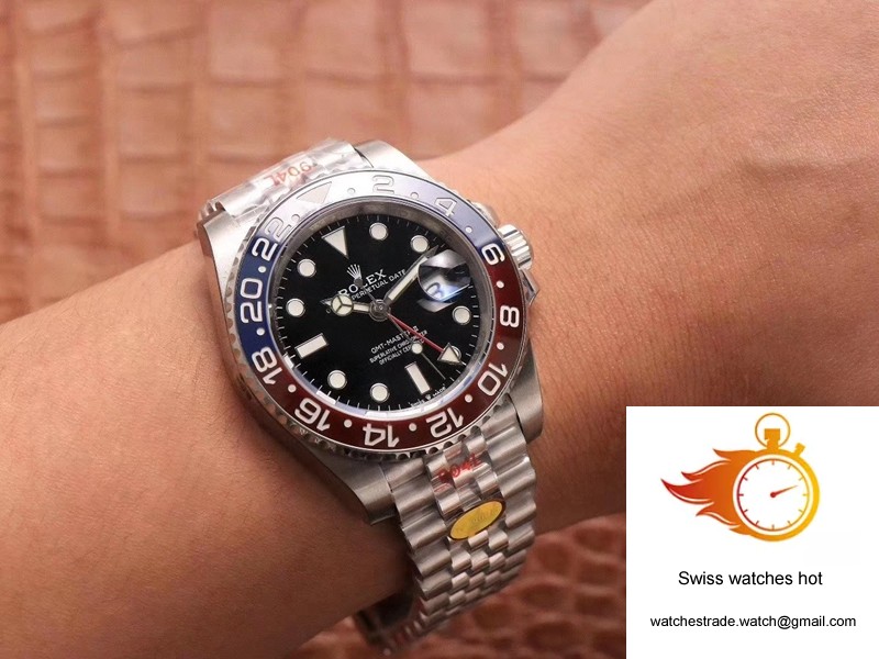Rolex GMT Master II 126710BLRO-0001 Noob Factory Black Dial 10