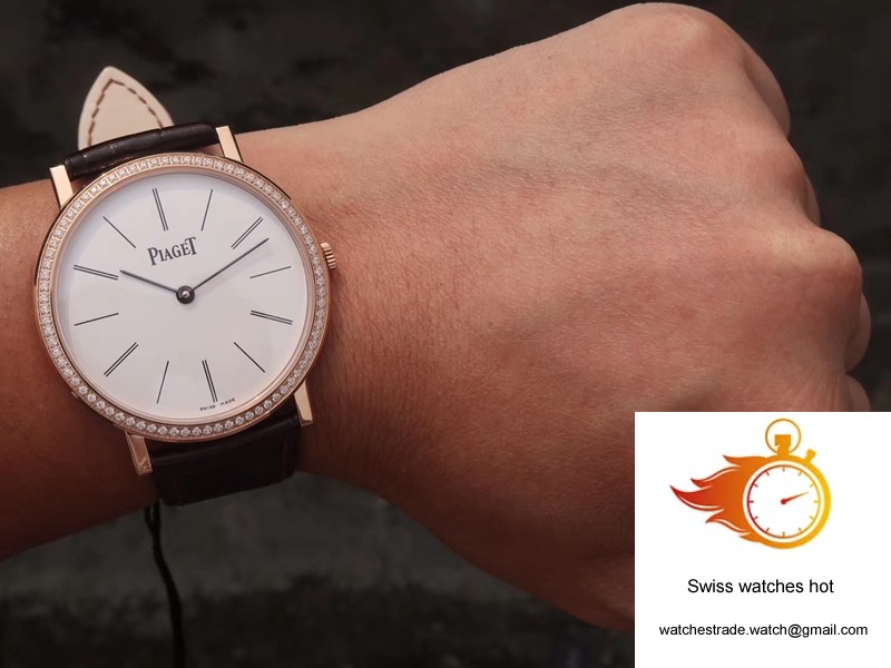 Piaget Altiplano Mecanique P10584 G0A36125 MKS Factory Rose Gold Diamond Bezel 10