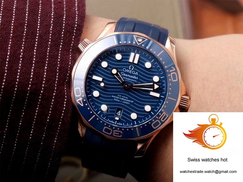 Omega Seamaster 210.62.42.20.03.001 VS Factory Blue Dial 10