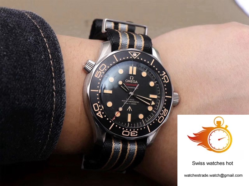 Omega Seamaster 210.92.42.20.01.001 James Bond 007 VS Factory Black Dial 10