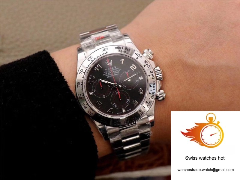 Rolex Daytona Cosmograph 116509-78599 Noob Factory Black Dial 10