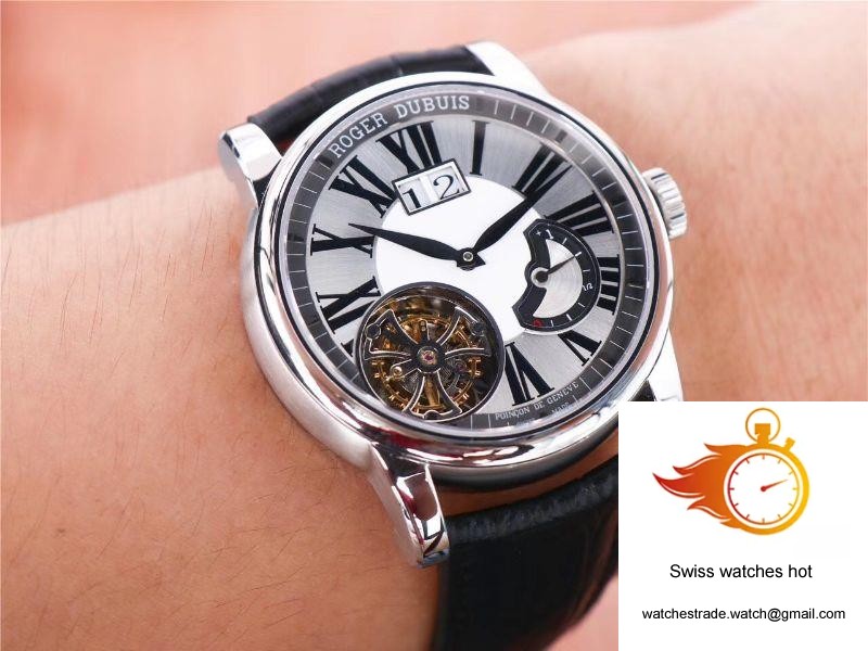 JB Factory Roger Dubuis Hommage Flying Tourbillon RDDBHO0568 Black 10