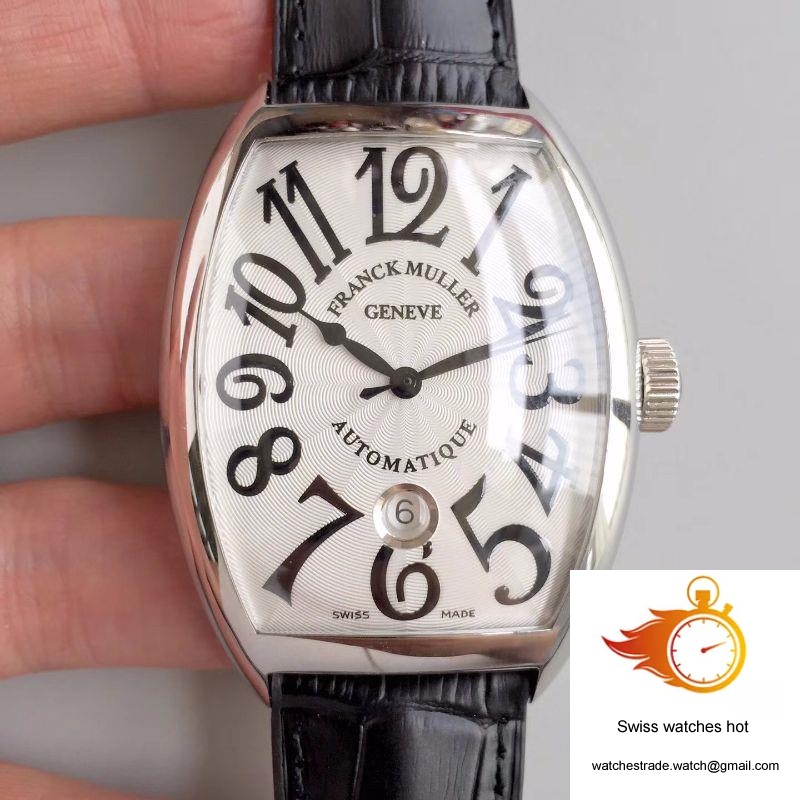 Franck Muller Casablanca Date 8880 C DT GF Factory V2 Silver Dial 10