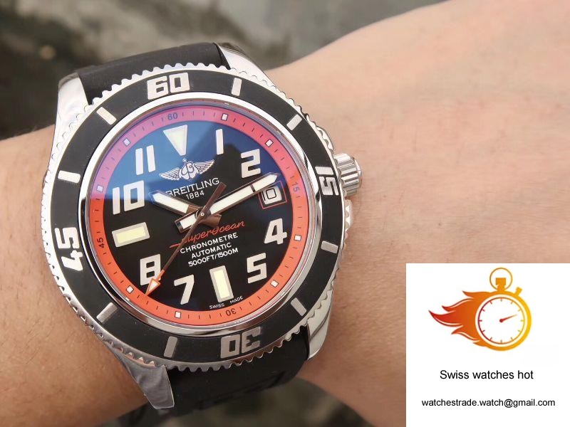 Breitling Superocean 42 Abyss Red A1736402/BA31BKRD ZF Factory Black Dial 10
