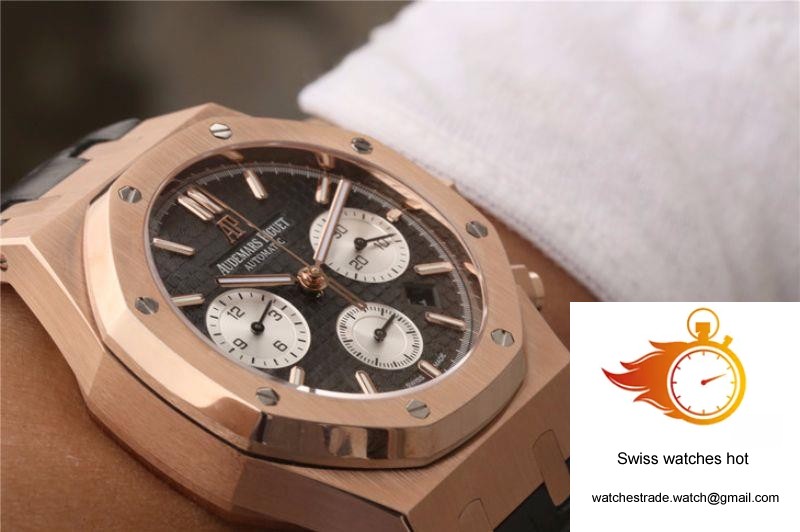 Audemars Piguet Royal Oak Chronograph 26331OR.OO.1220OR OM Factory Black Dial 10