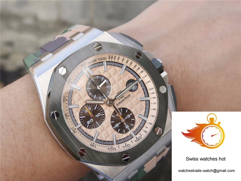 Audemars Piguet Royal Oak Offshore 44MM 26400SO.OO.A054CA.01 JF Factory Beige Dial 10