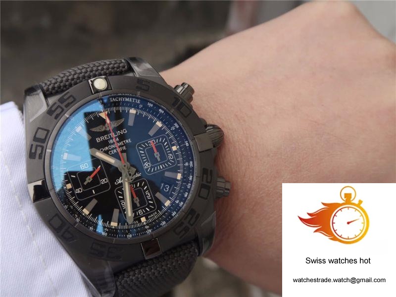 Breitling Chronomat 44MM MB0111C3/BE35/153S.M GF Factory Black Dial 10