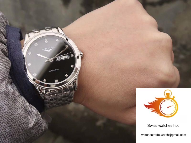 Longines Flagship Double Calendar L4.899.4.12.6 GK Factory Black Dial 10