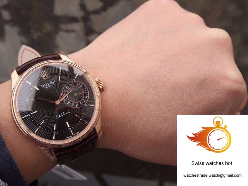 Rolex Celini Date 50515 MKS Factory 18K Rose Gold Case 10